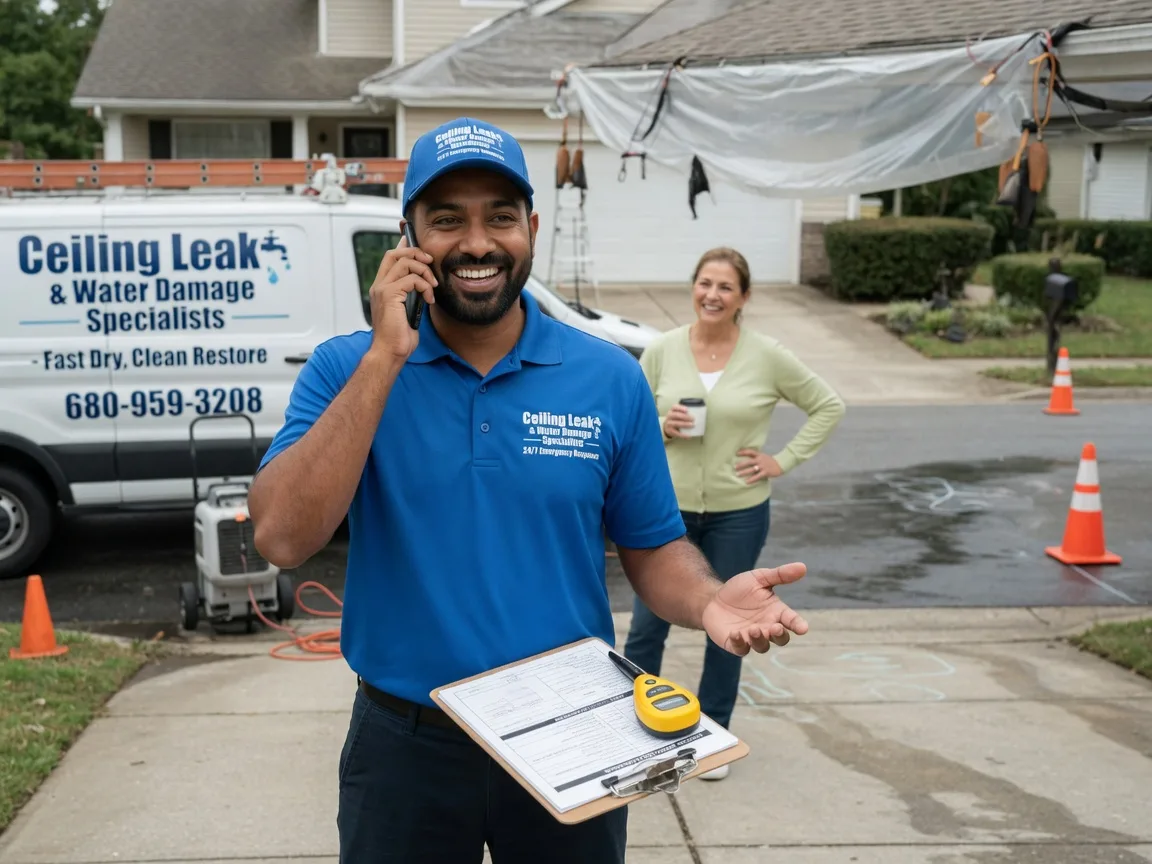 Ceiling Leak Cleanup Linn Grove, IA FAQs